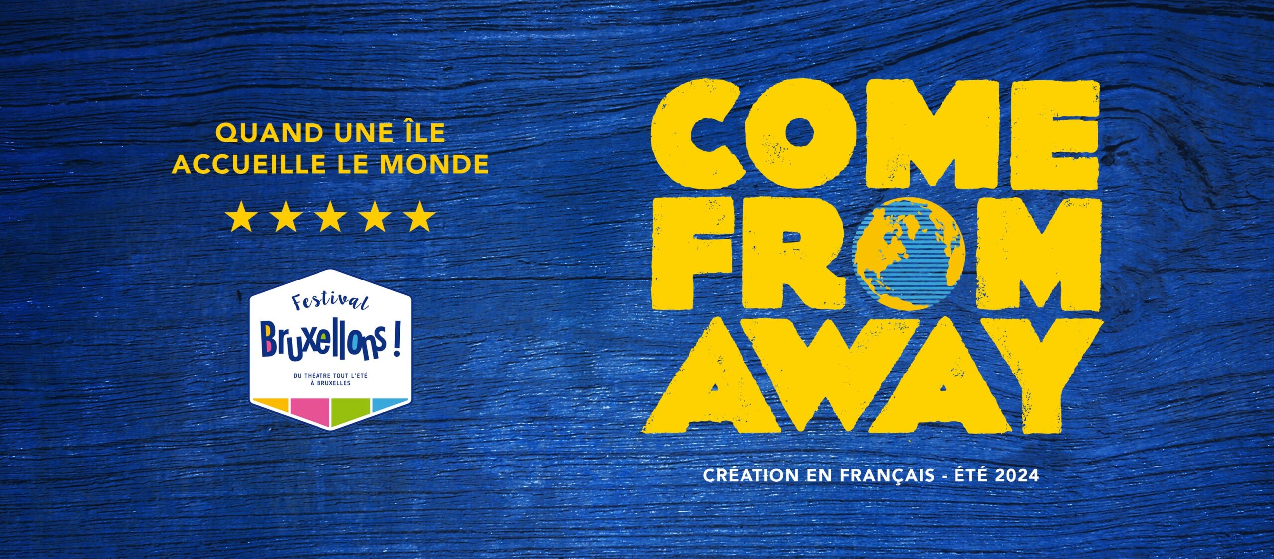affiche officielle de Come from Away, création mondiale en français